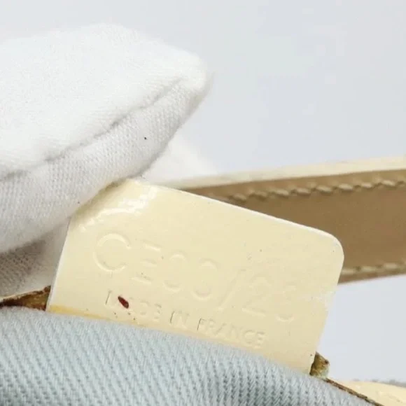 Celine Macadam Canvas handbag white silver - Picture 8 of 16